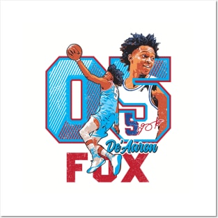 De"Aaron Fox Tee T-shirt Posters and Art